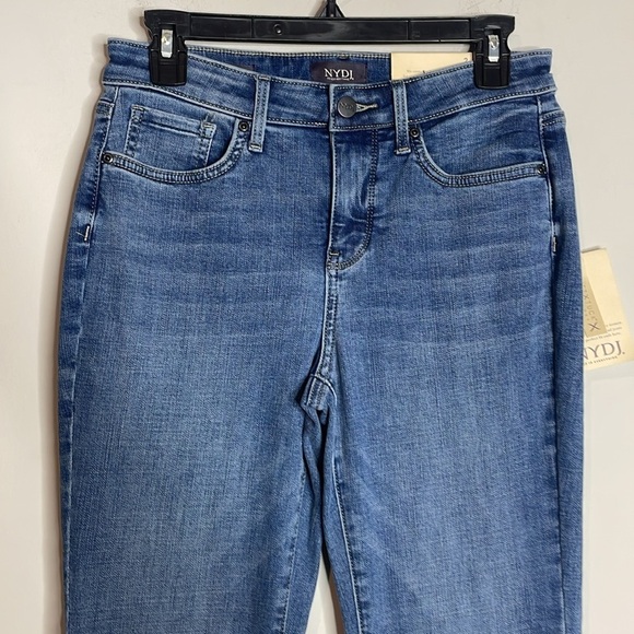 NYDJ |  Women's Sheri Slim Ankle Frey Jeans LiftXTuck in Rockie Size 2 NWT - Picture 2 of 8
